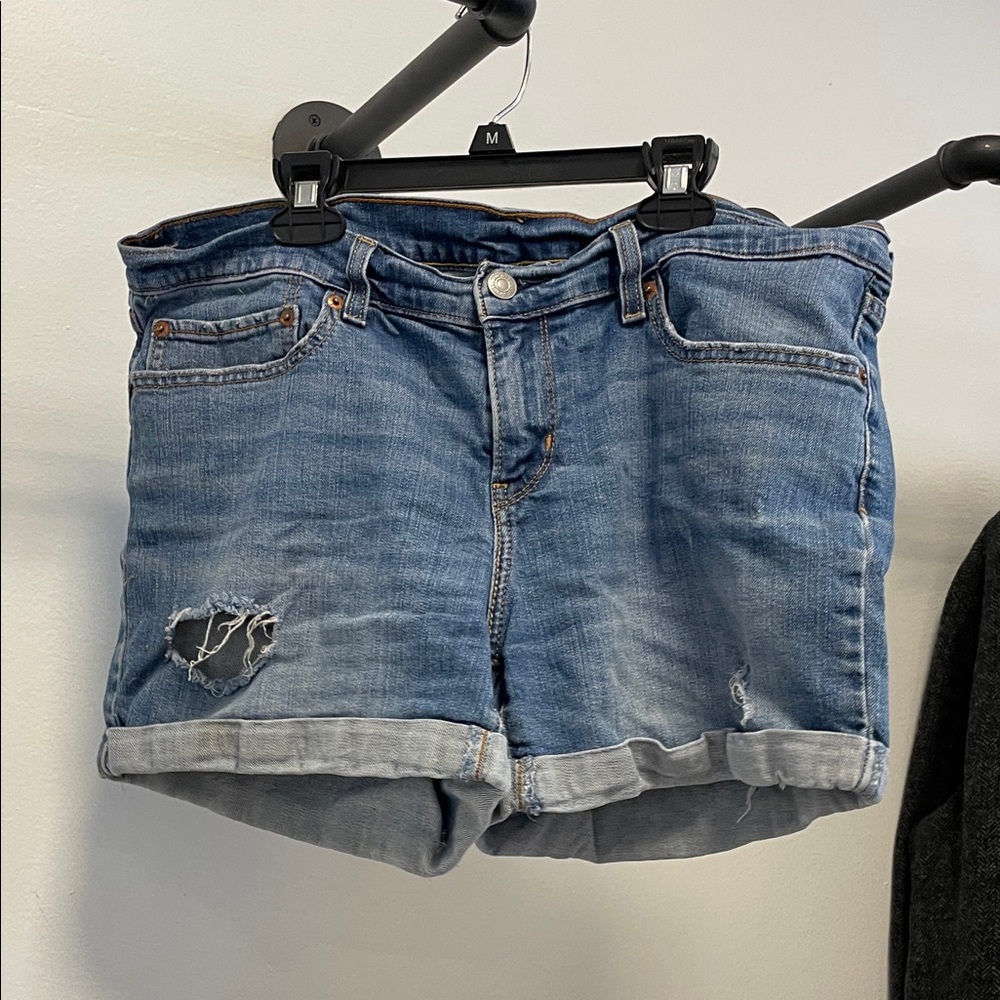 Blue Denim Women's Shorts